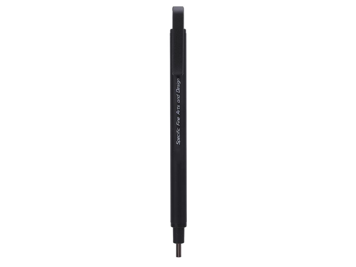 Borrador Estilo Pluma Para Artistas Y Estudiantes, Pincel De Resaltado, 2.3mm Negro, Ideal Para Escuela Y Oficina