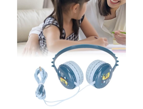 HURRISE - Auriculares con cable ajustables para niños, diseño de dinosaurio, para tableta, PC, regalo de cumpleaños