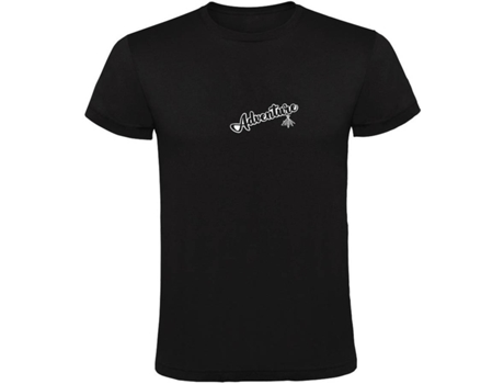 Camiseta de Hombre KRUSKIS Adventure Montaña Negro (XL)