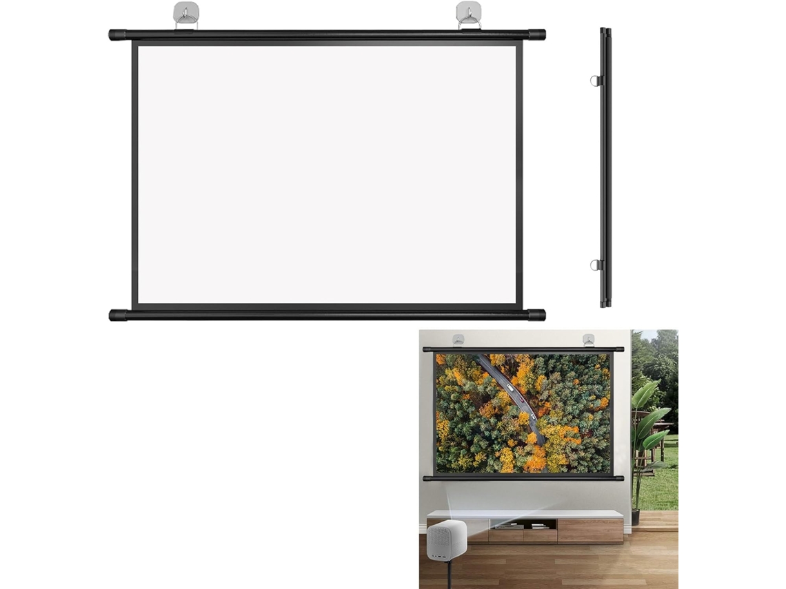 Pantalla De Proyección 4:3/16:9, 60 Pulgadas, 72 Pulgadas, Portátil, Alto Contraste, Para Cine En Casa O Al