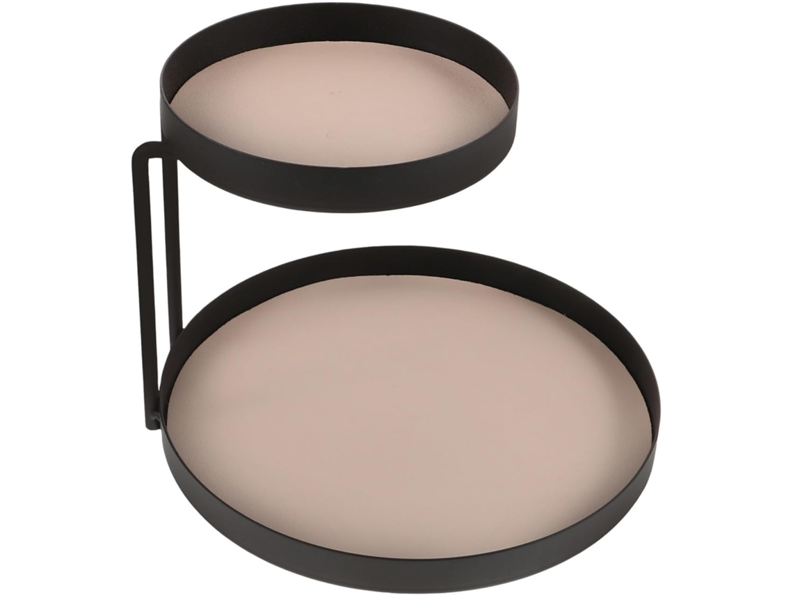 Bandeja De Almacenamiento De Doble Capa Para Cosméticos, Perfumes Y Joyas: Un Elegante Organizador Para...