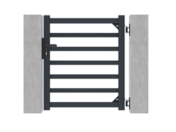 Puerta peatonal aluminio ANTELAO 100P110