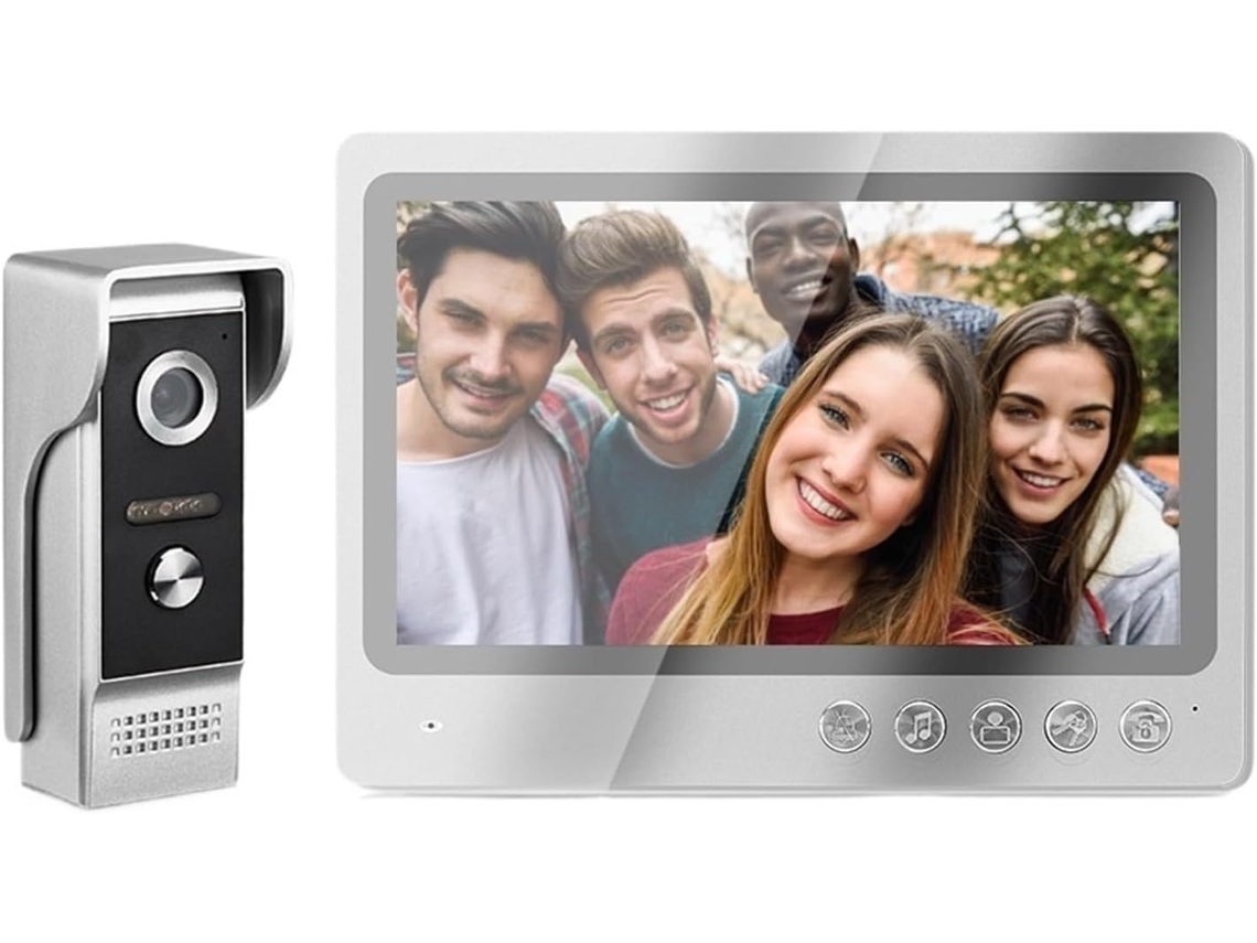 Sonnette Vidéo Wifi De 9 Pouces, Aplicación Para Teléfono Portátil, Interfono À Distancia