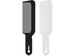 2 peines de barbero, peines de punta plana para cortar el cabello