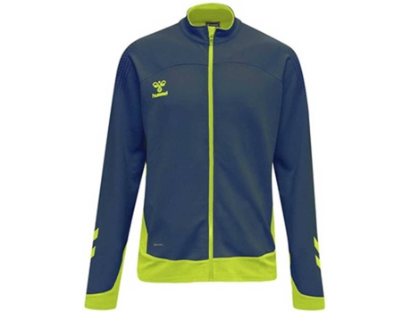 Abrigo para Hombre HUMMEL Lead Poly Azul para Fútbol (XXL)