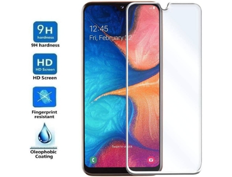 Protector Cristal Templado Samsung Galaxy A20e HONGWE.