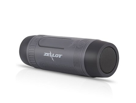 Altavoz Bluetooth portátil radio FM soporte para tarjeta TF AUX linterna