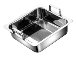 Olla caliente para el hogar, utensilios de dos compartimentos slowmoose