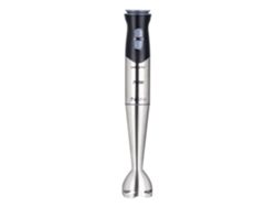 Batidora de mano de 700 W con dos velocidades, diseño ergonómico, cuerpo y brazo de acero inoxidable. Brazo apto para lavavajillas.