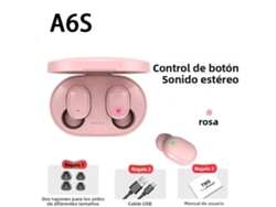 Auriculares Inalámbricos Bluetooth 5.0 (color Rosa) Con Cancelación De Ruido, Controles Táctiles Hif Estéreo Deportivos.