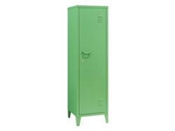 Taquilla individual Kurikka con 2 estantes, metal, 137x38x38 cm, verde manzana, [EN.CASA]