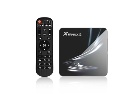 Box Smart Tv X88 Pro 12 Set Rk3318 Android 12.0 HD Dual Band Wifi6 Bluetooth-compatible EE UU Enchufe 2 + 16 gb