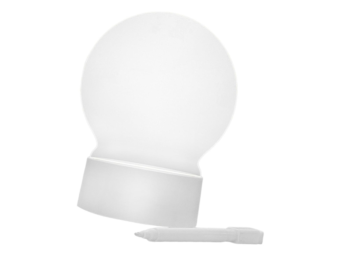 Tablero de mensajes con lámina acrílica luminosa slowmoose