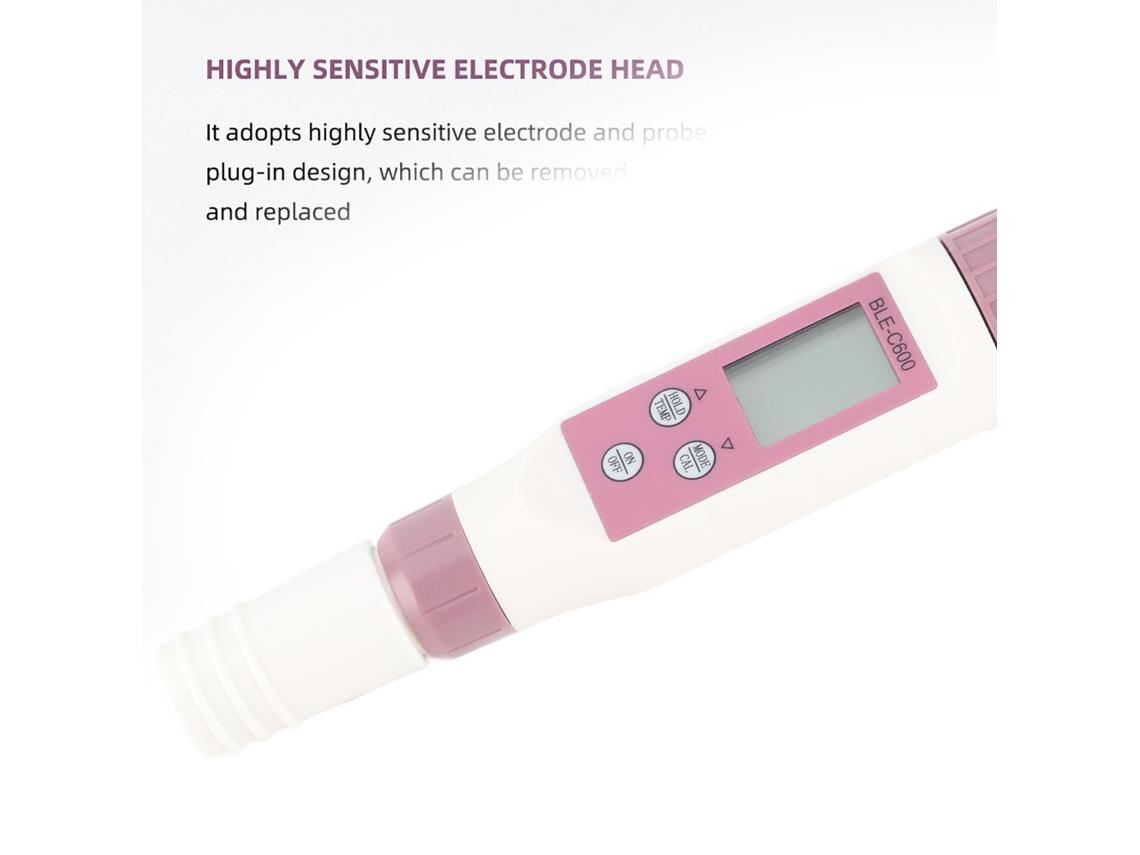 Caneta De Detecção De Qualidade Da Água Smart 7 Em 1 Bluetooth Ph Tds Ec Orp Sg Salinidade Temperatura