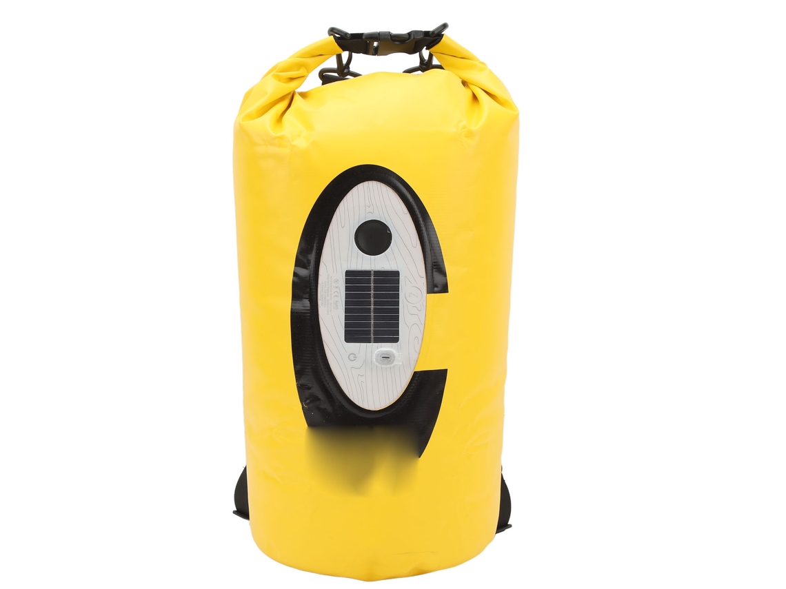 Vlrla-2026bolsa Seca Impermeable Con Altavoz Flotante Y Led De Energía Solar Para Playa Rafting Ciclismo