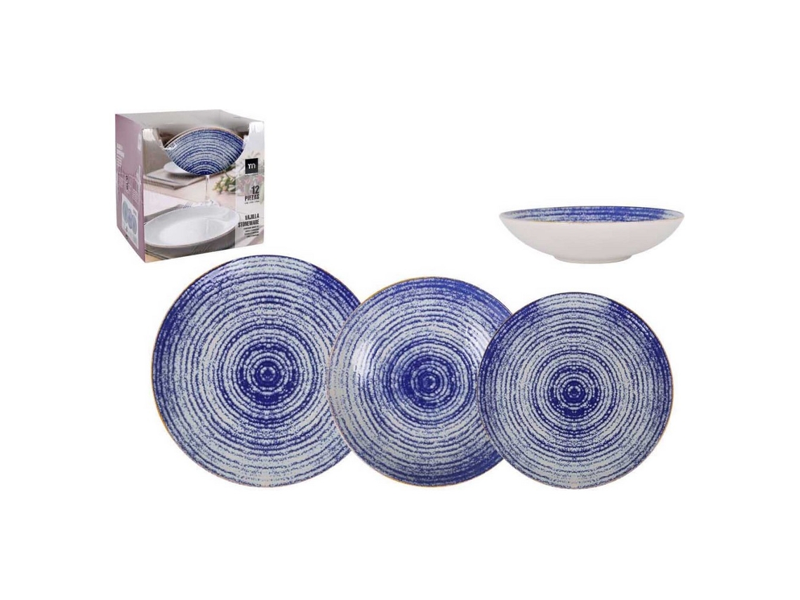 Vajilla BIGBUY (Porcelana - Muticolor)