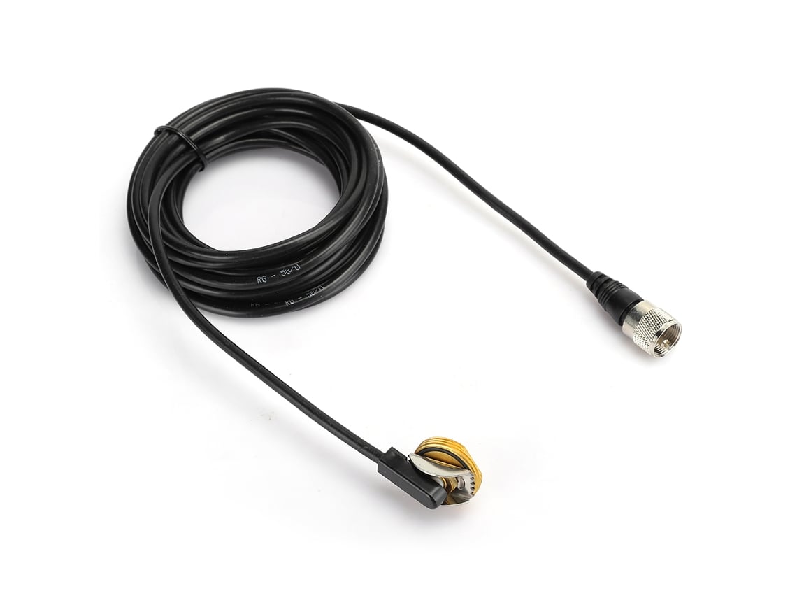 Cabo Coaxial Rg-58/u De Cobre De Baixa Perda 5m Pl259 Para Nmo Para Antena De Rádio Móvel Transceptor
