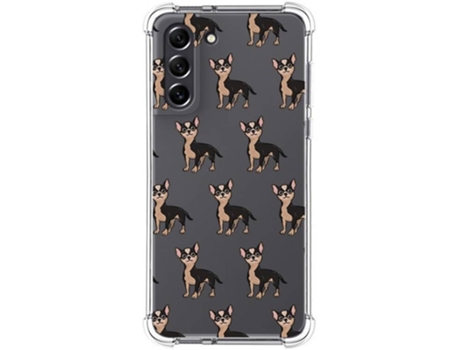 Carcasa Samsung Galaxy S21 FE 5G TUMUNDOSMARTPHONE Dibujos Antigolpes Perros 11 Multicolor