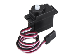 1 Unidad volantexrc Servo Analógico Engranajes Plástico 9g Cable Dupont 350mm 742-3 759-1/2/3 757-9 747-8 742-7 Repuesto Avión Rc