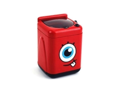 Mini lavadora eléctrica para brochas de maquillaje, limpiador de juguetes rojo para un cuidado rápido y sencillo de las brochas Rosewell