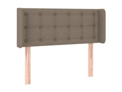 Maison Exclusive - Cabecero De Tela Gris Taupe 83x16x78/88 Cm