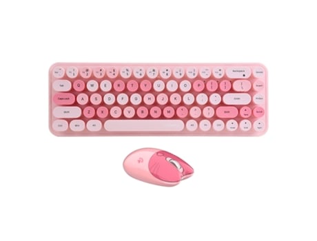 MOFII Teclado Inalámbrico Juego De Ratón Ergonómico Impermeable Color Mixto Toque 68 Teclas 2.4G PC Teclado De Computadora Ratones Combos Para Ofic...
