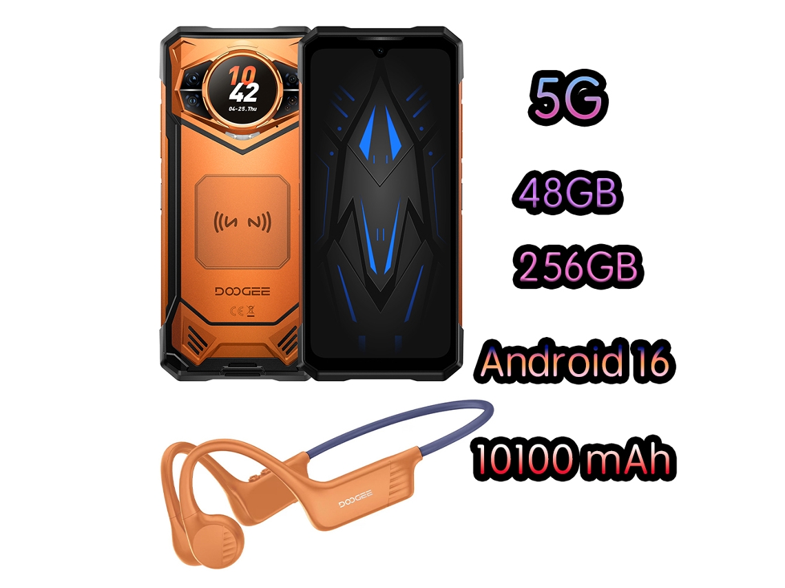Móvil Doogee S200 Vip 5g 6.72" 36gb 256gb Android 16 - Naranja Libre