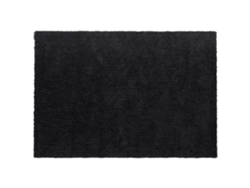 Alfombra BELIANI Demre de Poliéster Negro 160x230