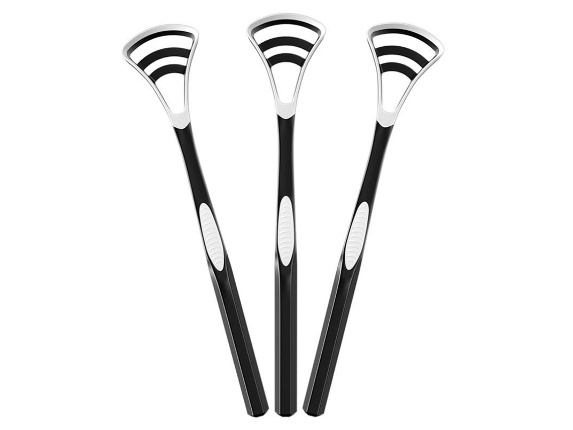 Raspador De Lengua, Kit De Limpieza Bucal De 3 Piezas Para La Higiene Bucal Y Un Aliento Fresco.