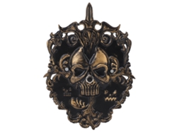 Timbre De Puerta Decorativo Antiguo Esqueleto Asustador Con Sonido Para Decoración De Puertas Y Fiesta