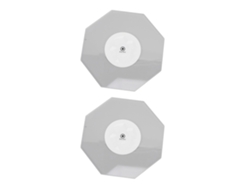 Rebe-aposento Led Transparente 3 Modos Impermeable Ip65 Acrílico Rgb Iluminado Para Fiesta 2 Unidades