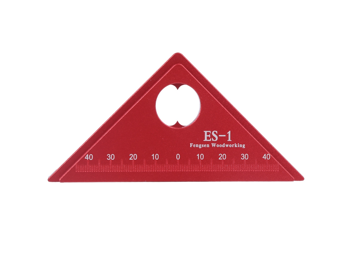 Regla Triangular De Aluminio Para Carpintería, Herramienta De Marcado Y Trazado, Multifuncional.