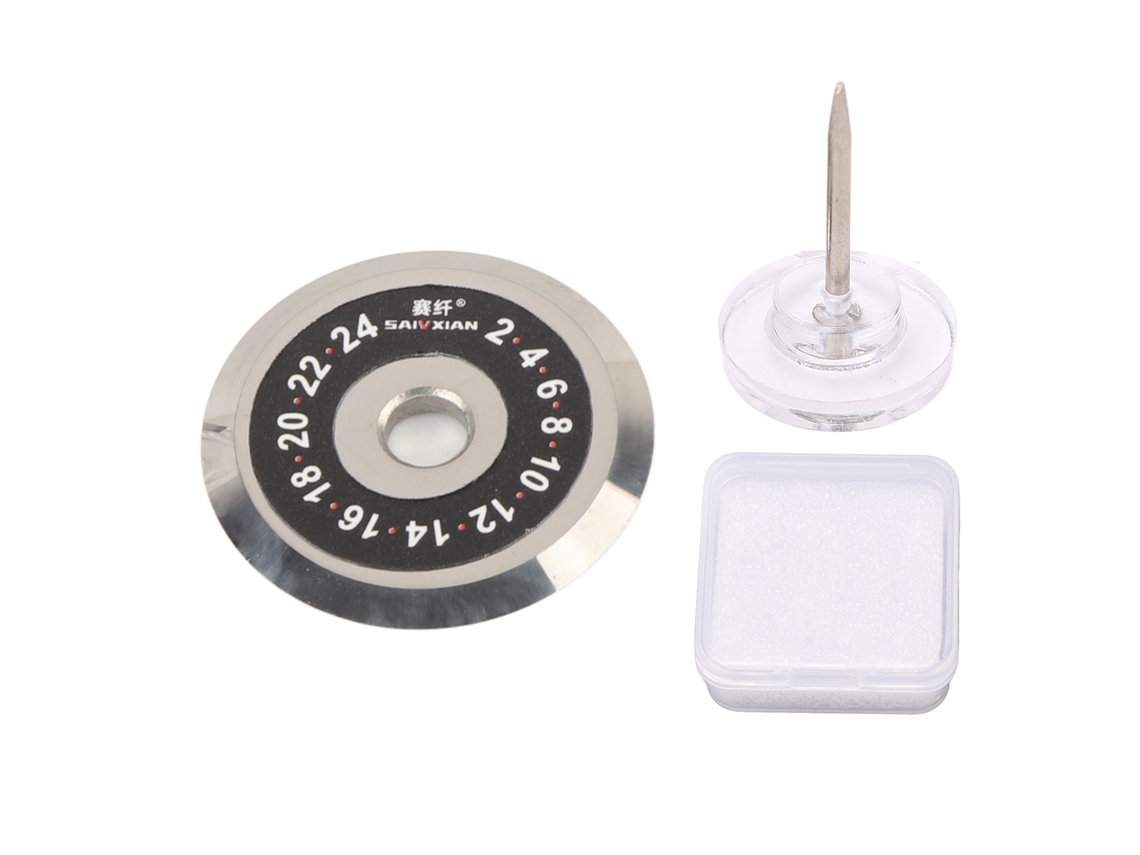 Cuchilla de corte de fibra óptica, 24 lados, 22 mm de diámetro, SKL 6C A8 HB 08