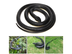 Serpiente Falsa De Goma Realista De 130 Cm Para Halloween, Día De Los Inocentes, Juguete De Jardín