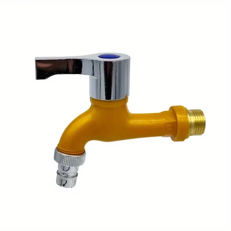 El grifo externo G1/2 es perfecto para lavadoras, trapeadores y piscinas. Azul Siurn