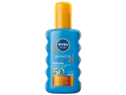 NIVEA Sun Protect & Bronze Spray Doble Acción Spf50 200 Ml