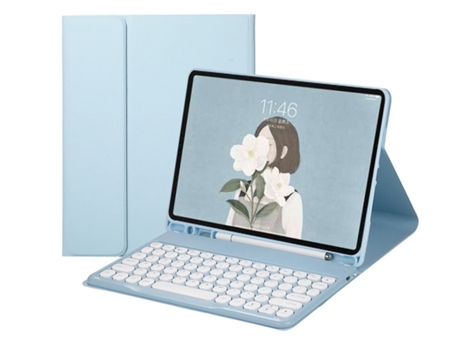 Carcasa Flip Cover y Teclado Bluetooth YIMGOTTA TS12 para iPad 10.2(2021/2020/2019)/iPad Air 10.5/iPad Pro10.5
