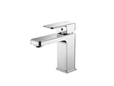 Grifo monomando de lavabo en color cromo serie Yangtse UNIVERSAL DE GRIFERÍA