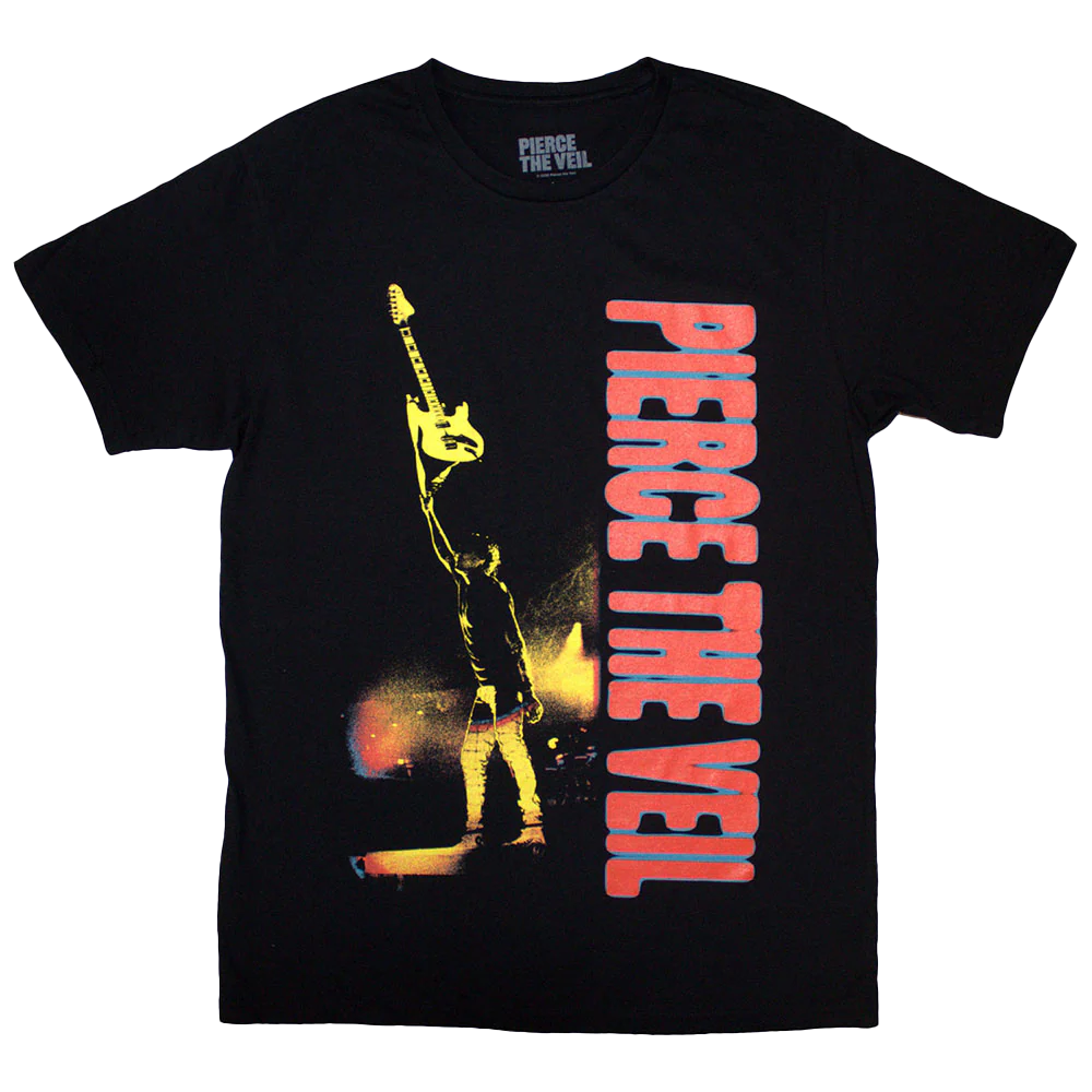 Pierce The Veil Guitar Swing T-shirt Unisex Rockinstone Size:l