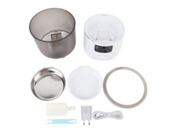 Dispensador automático de comida seca de 4 litros para gatos y perros pequeños con control por aplicación y puerta.