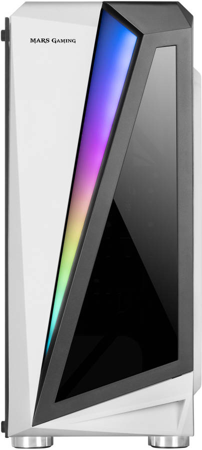 Caja PC MARS GAMING MCLW (ATX Tower - Blanco)