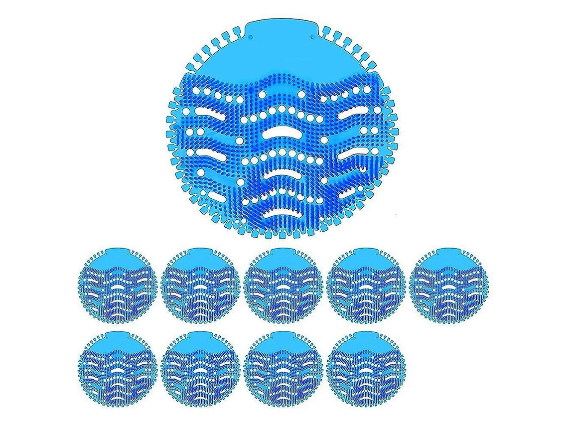 Rebe-10 Pantallas Desodorantes Para Urinarios, Pastillas Antideslizantes De Pelo Largo Anti-spray Y Anti-obstrucción Duraderas