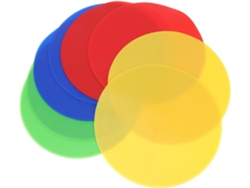 Juego De 8 Marcadores Circulares En Rojo, Azul, Amarillo Y Verde.
