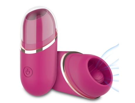 Vibrador de masaje de lengua femenina (rojo) YIZHOOD