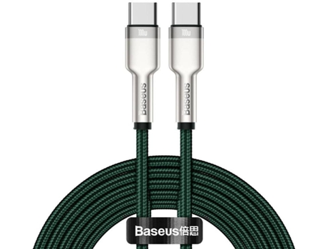 Cable BASEUS Catjk-D06 (USB - USB-C - 2 m - Verde)