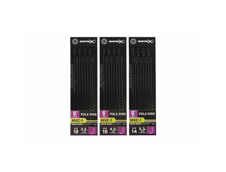 Cebo sin barra MATRIX MXC-1 standard pole rig x8