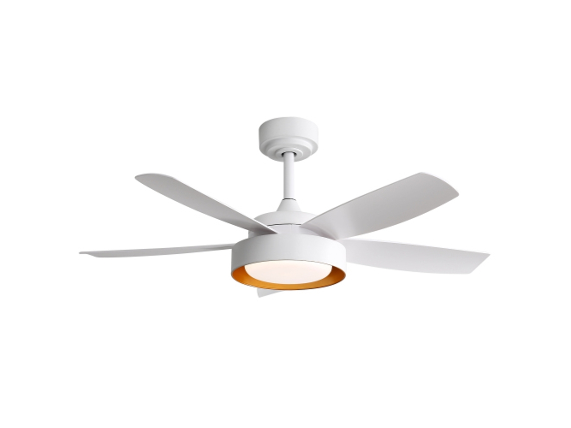 Ventilador de techo con 42 luces LED blancas, 22 W, motor CC, reversible, control remoto, Ziwei Store