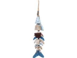 Decoración De Pared De Madera Con Forma De Pez (2 Piezas) - Tema Marítimo Mediterráneo