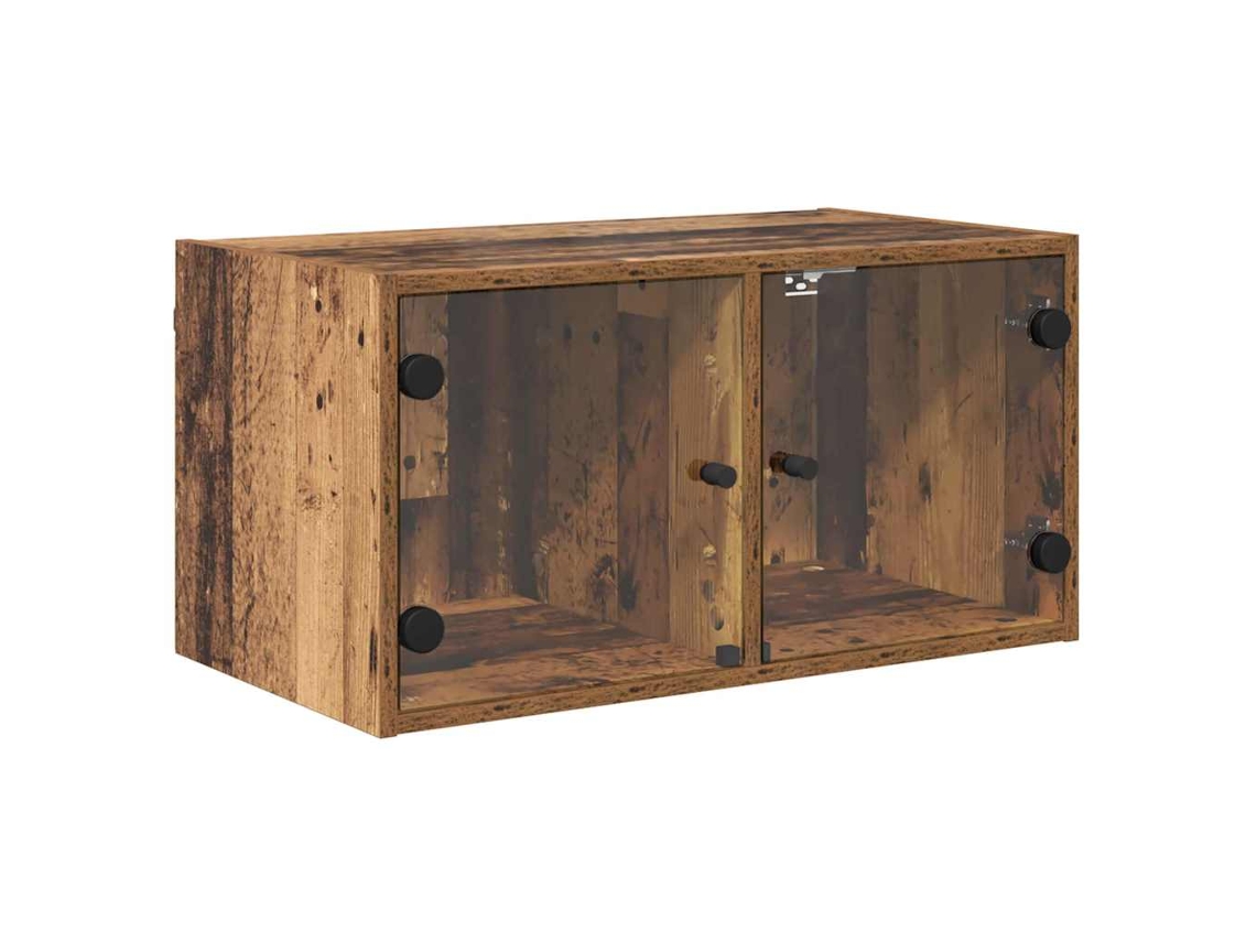 MAISON EXCLUSIVE Conjunto de armario de pared, madera antigua, 68x37x35 cm