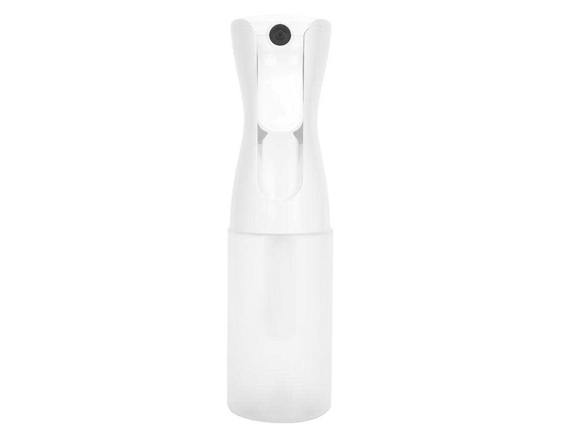 Frasco spray de névoa contínua recarregável de 200 ml (2026) para cabelo e pele.